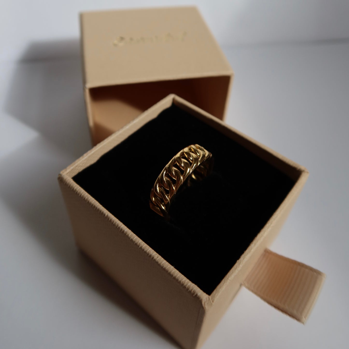 Chain ring from ShopEternidad.com Affordable 18K Gold Plated Jewelry