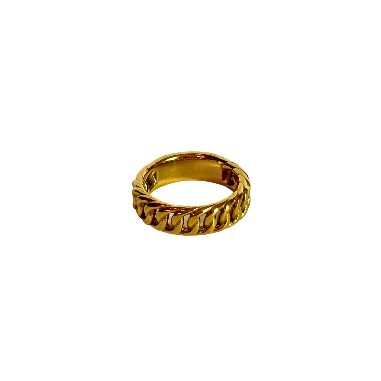 Chain ring from ShopEternidad.com Affordable 18K Gold Plated Jewelry