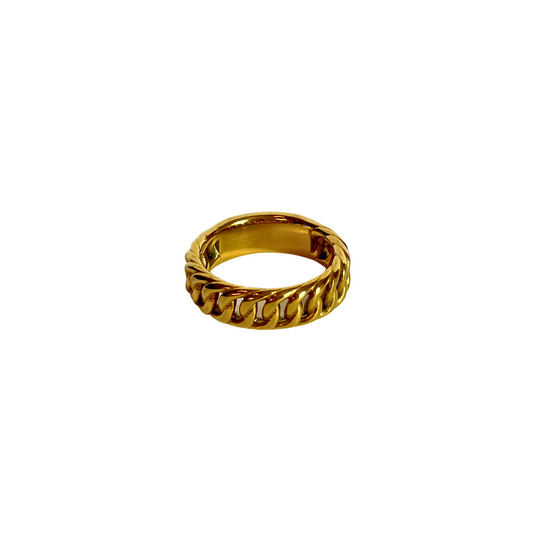 Chain ring from ShopEternidad.com Affordable 18K Gold Plated Jewelry
