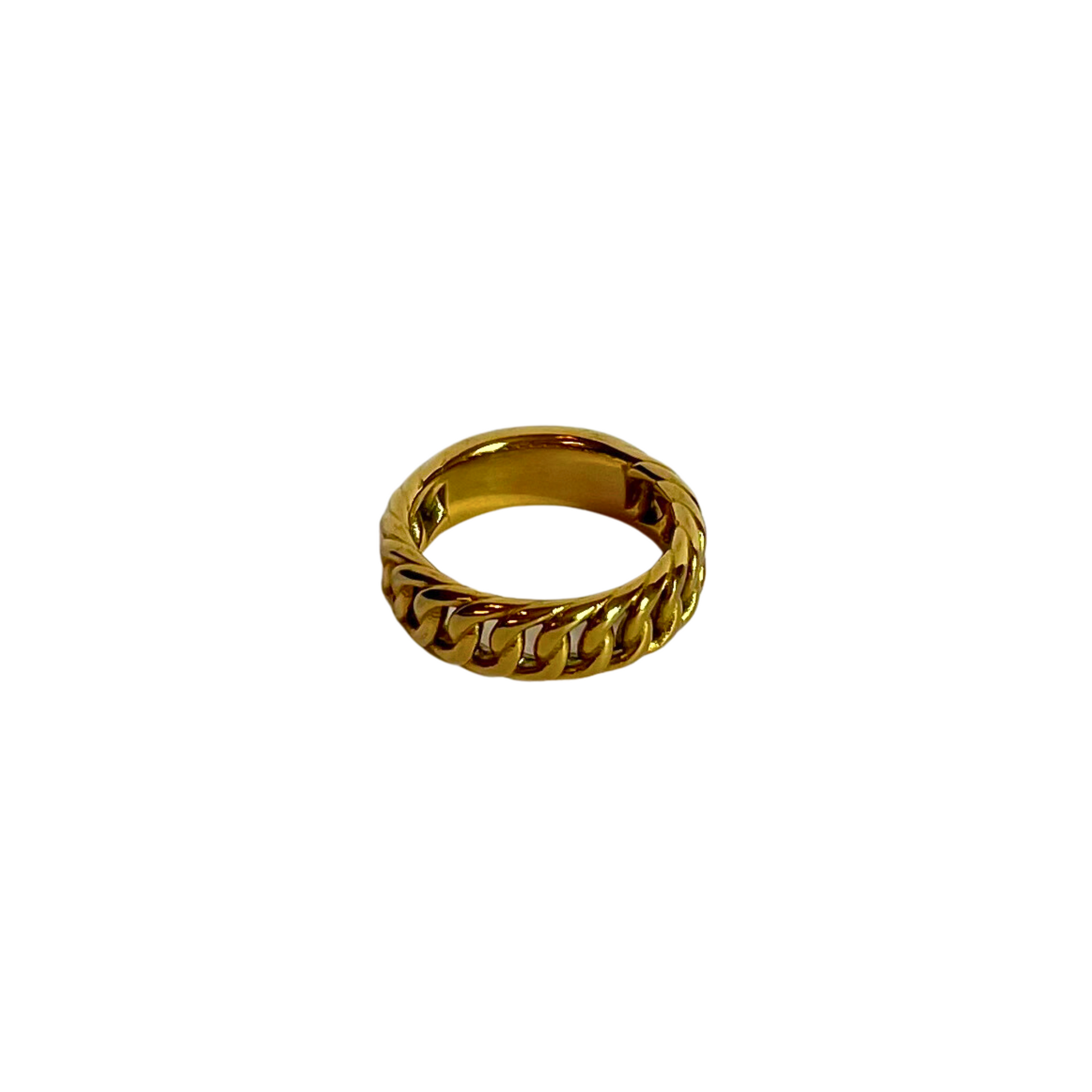 Chain ring from ShopEternidad.com Affordable 18K Gold Plated Jewelry